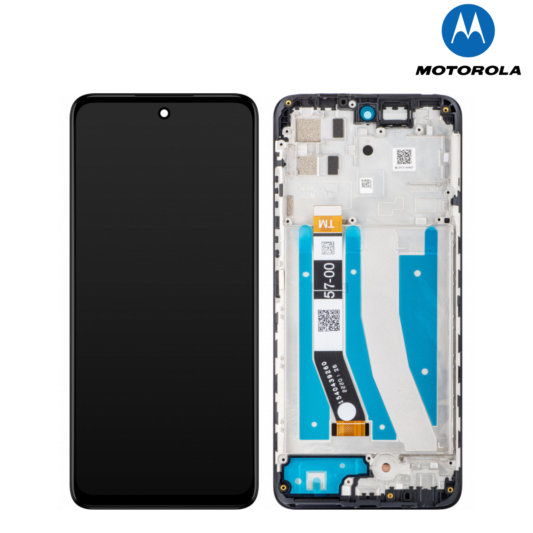 Motorola Moto G73 Black Service Pack LCD